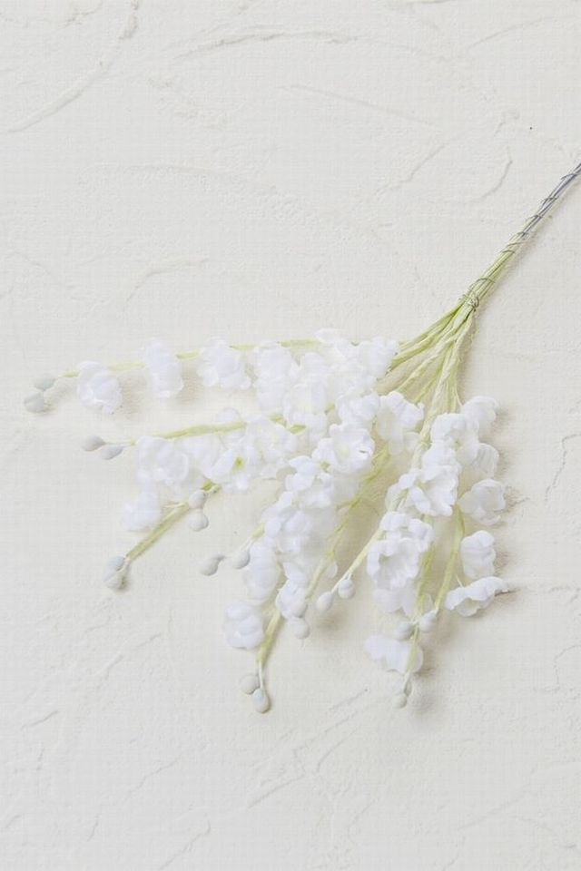 【アートフラワーパーツ・造花・染花・布花】スズラン