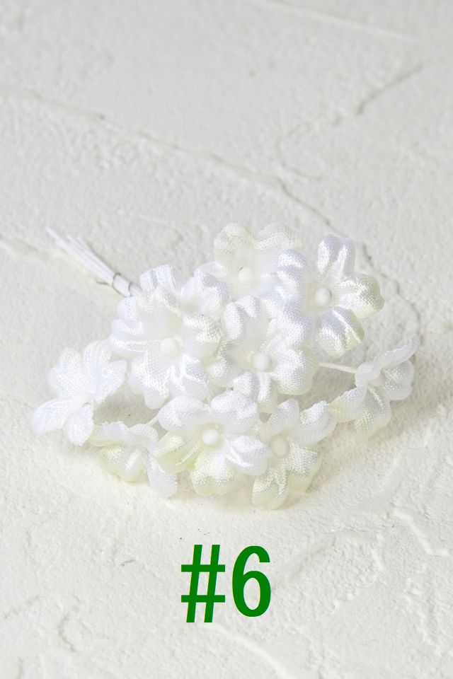 【アートフラワーパーツ・造花・染花・布花】ベビーカスミ（10輪/1束）