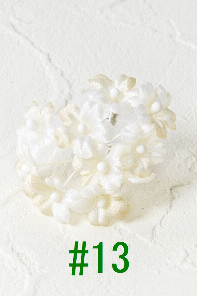 【アートフラワーパーツ・造花・染花・布花】ベビーカスミ（10輪/1束）