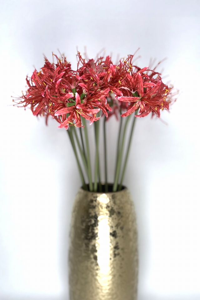 彼岸花／曼珠沙華・ネリネ（ダイヤモンドリリー）・リコリス【造花・アーティフィシャルフラワー・シルクフラワー】