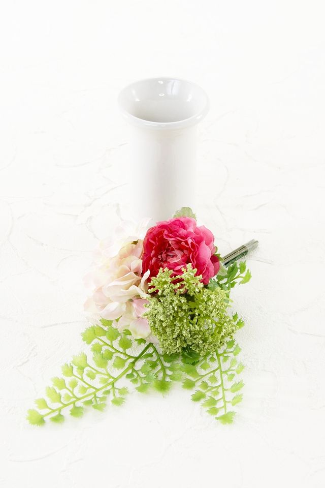 アーティフィシャルフラワー・造花 お仏壇向けリトル仏花・供花