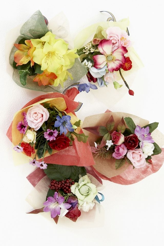 【造花ミニ花束】手のひらブーケ