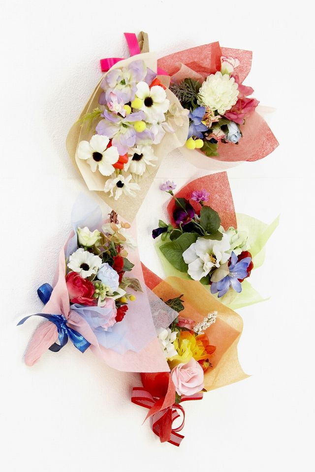 【造花ミニ花束】手のひらブーケ−Lサイズ