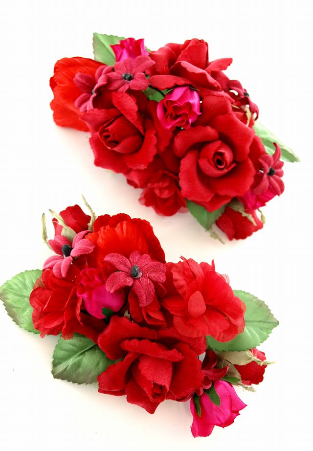 カサブランカのヘッドドレスキット（ホワイト）（２点セット）