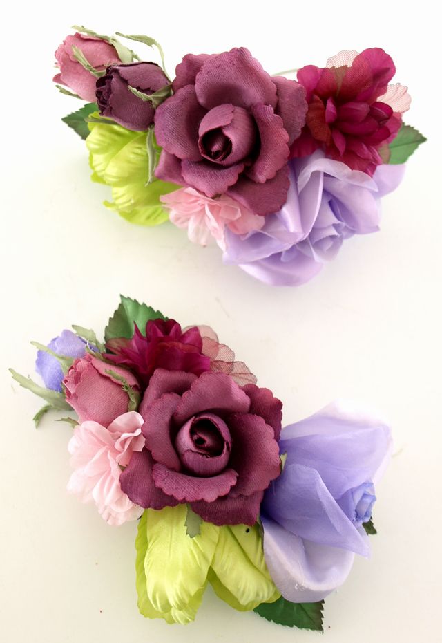 カサブランカのヘッドドレスキット（ホワイト）（２点セット）