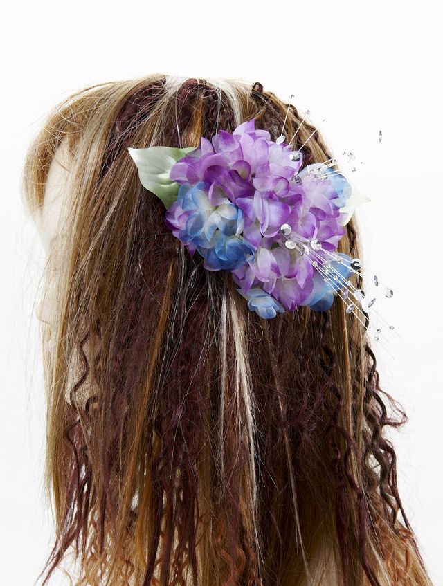 特価SALE 髪飾り・ヘアアクセサリー】紫陽花－パープル×ブルー