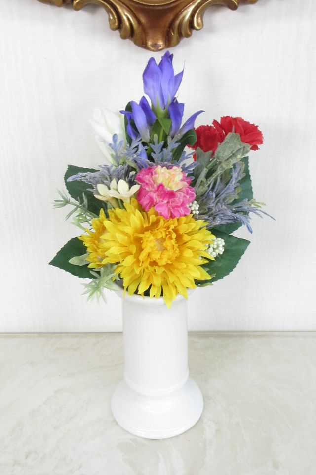 アーティフィシャルフラワー・造花 お仏壇向けリトル仏花・ミニ供花