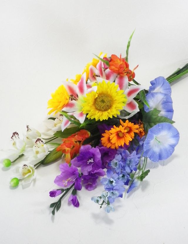 【造花の供花・仏花】夏の造花の仏花Ｇ-１束