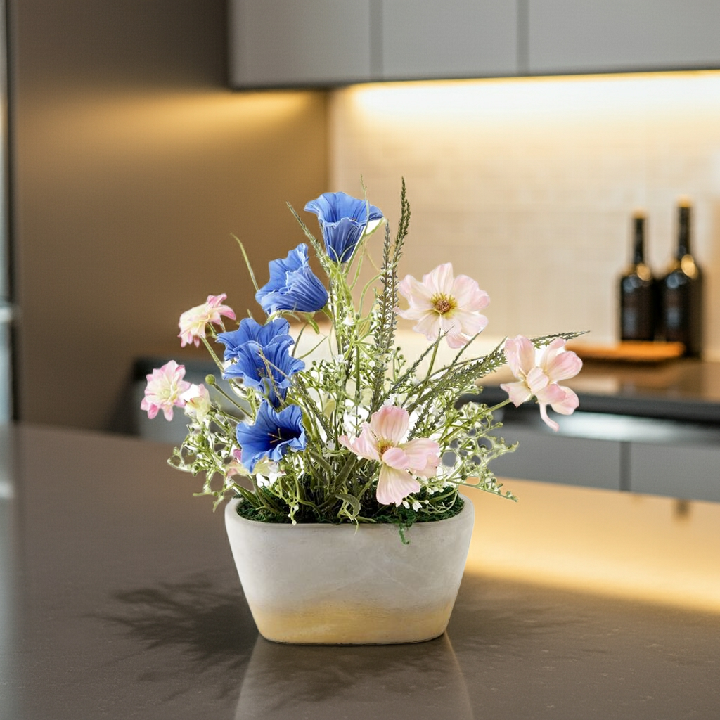 造花・アーティフィシャルフラワー・アレンジメント】コスモスと