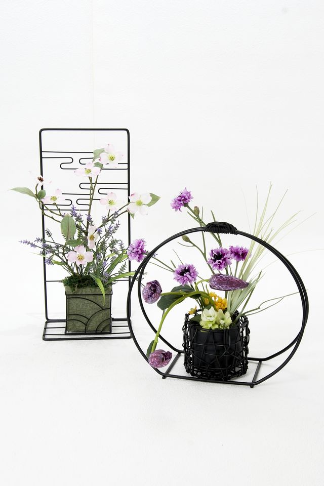 【造花・アートフラワー・和モダン・和風アレンジメント】翠奈 -akina