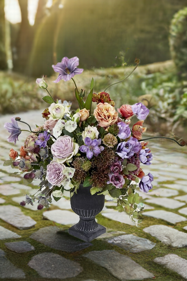 【プレミアムデザイン 造花・アーティフィシャルフラワーアレンジメント】Flowers blooming in the garden
