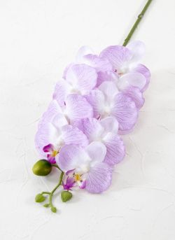 【造花・アートフラワー・シルクフラワー】オーキッド・胡蝶蘭（ライトパープル）