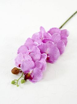 【造花・アートフラワー・シルクフラワー】オーキッド・胡蝶蘭（パープル）