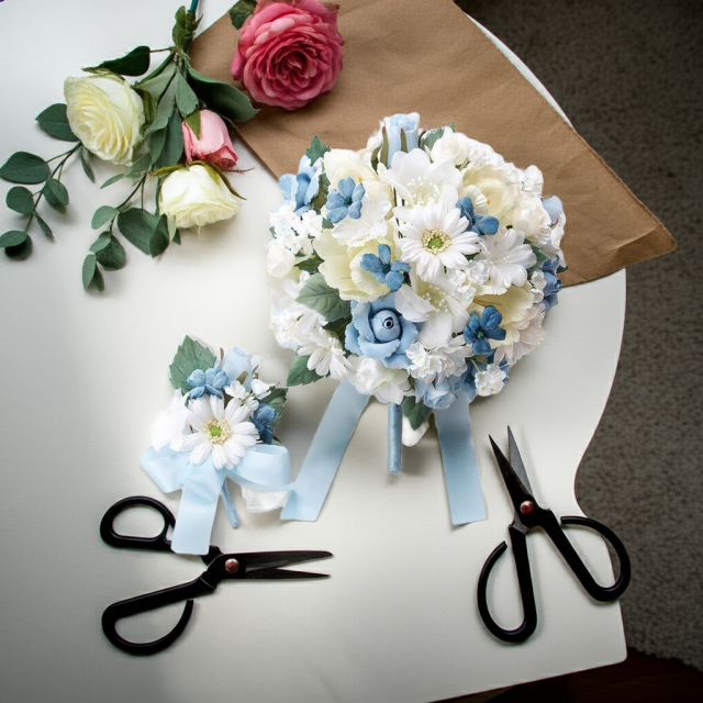 ウェディングブーケ手作りキット】ハーモニーブーケキット