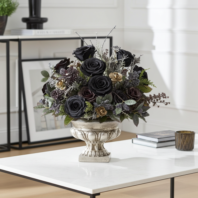 造花・アートフラワープレミアムアレンジメント】プレリュード｜造花