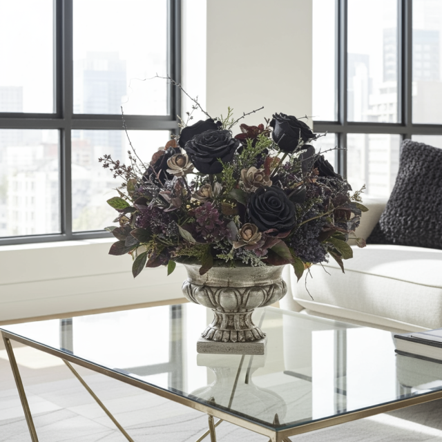 造花・アートフラワープレミアムアレンジメント】プレリュード｜造花