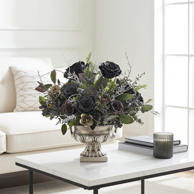 【造花・アートフラワープレミアムアレンジメント】プレリュード