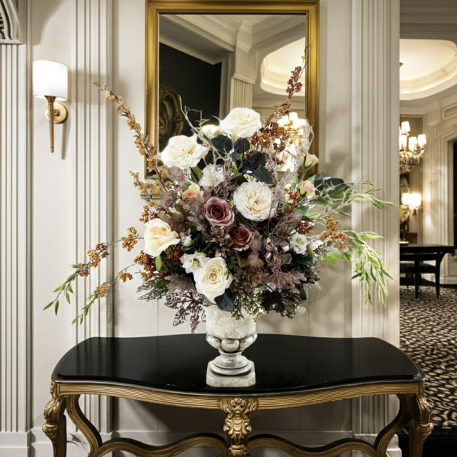 【造花・アートフラワープレミアムアレンジメント】アレンジ・デ・アマンド