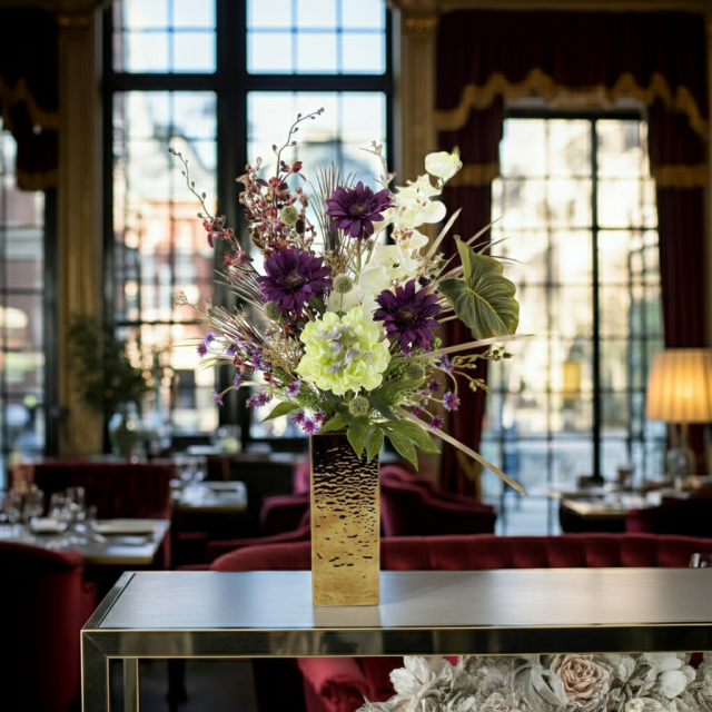 【造花・インテリアブーケアレンジ・アートフラワーアレンジメント】トレゾア