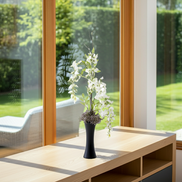 【造花・和モダン・和風アレンジメント】白津雌−sirodume