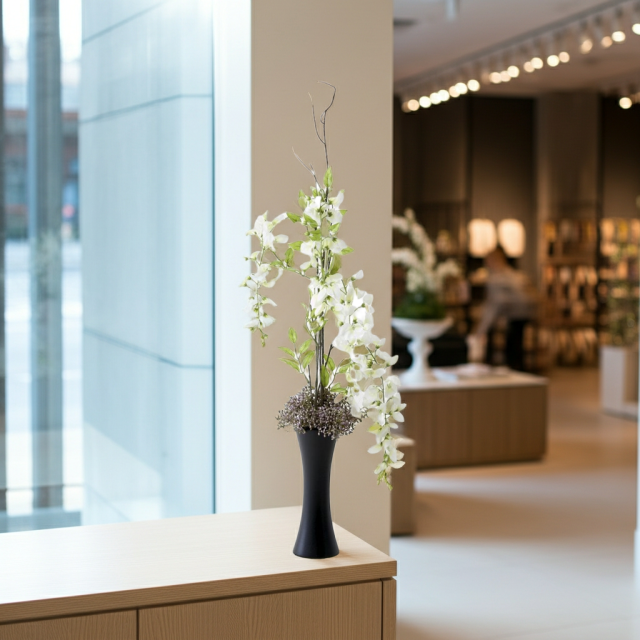 【造花・和モダン・和風アレンジメント】白津雌−sirodume