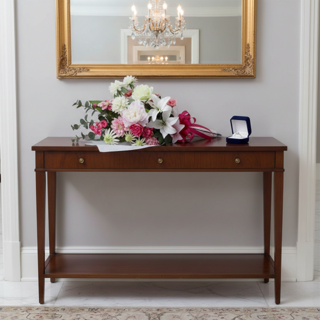 【贈答・贈呈用花束・造花花束・豪華花束】プロポーズ・記念日など記憶に残る枯れないフラワーギフト／アフロディーテブーケ