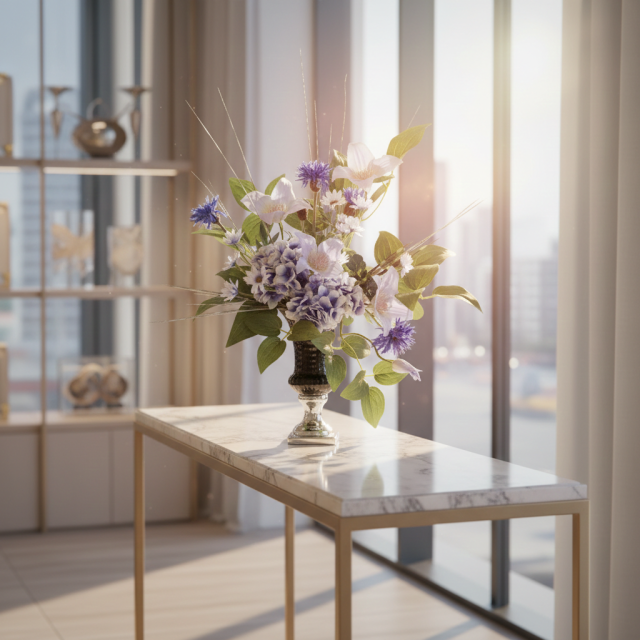 【造花・アートフラワーアレンジメント】アクエリアス