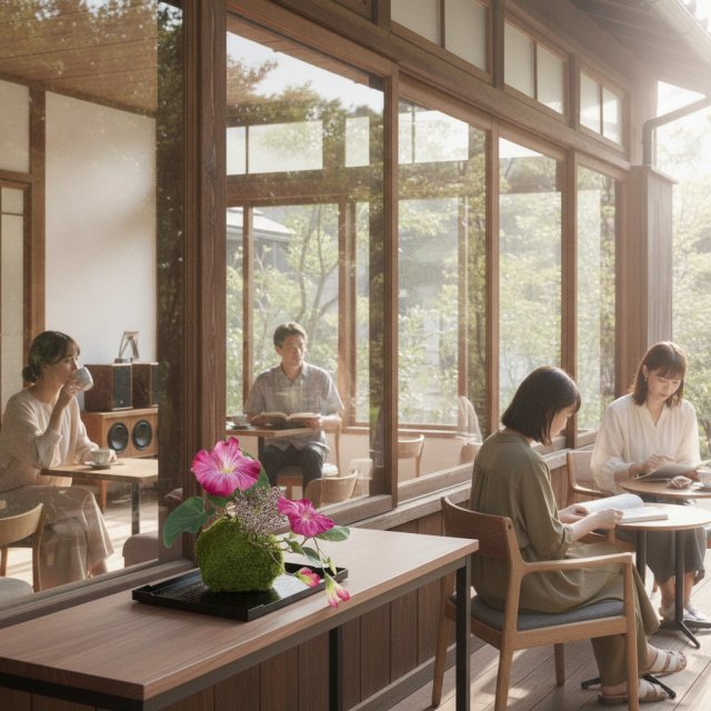 【造花 観葉植物 インテリアグリーン】こけ玉 ジャパーニーズモダンQ(下皿付き)