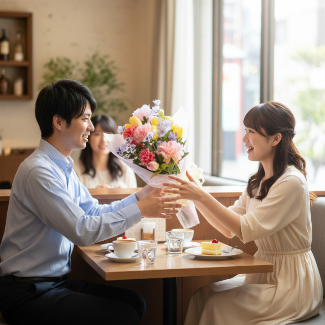 【一点もの】造花 花束｜ラグジュアリー アーティフィシャルフラワー ブーケ（チューリップ・ピオニー・カーネーション）特別な贈り物に