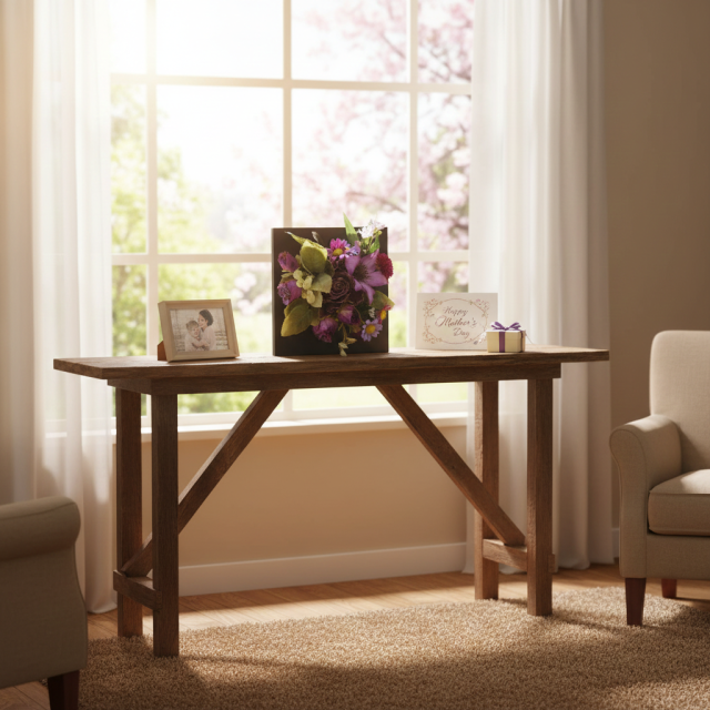 【造花壁掛・和モダン・インテリアアレンジメント】スクエアフレーム・京奈（けいな）