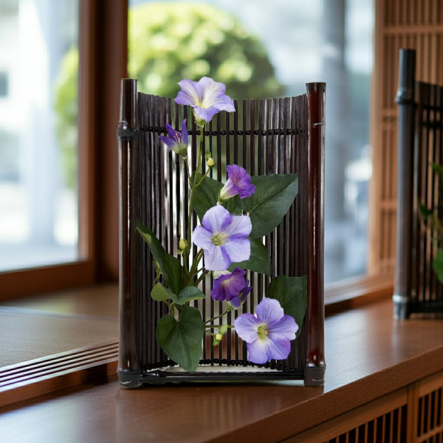 【造花・ジャパニーズモダンアレンジメント】紫雲-shiun