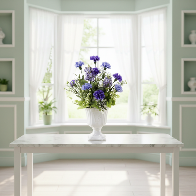 【造花・アーティフィシャルフラワー・アレンジメント】ラピスラズリ