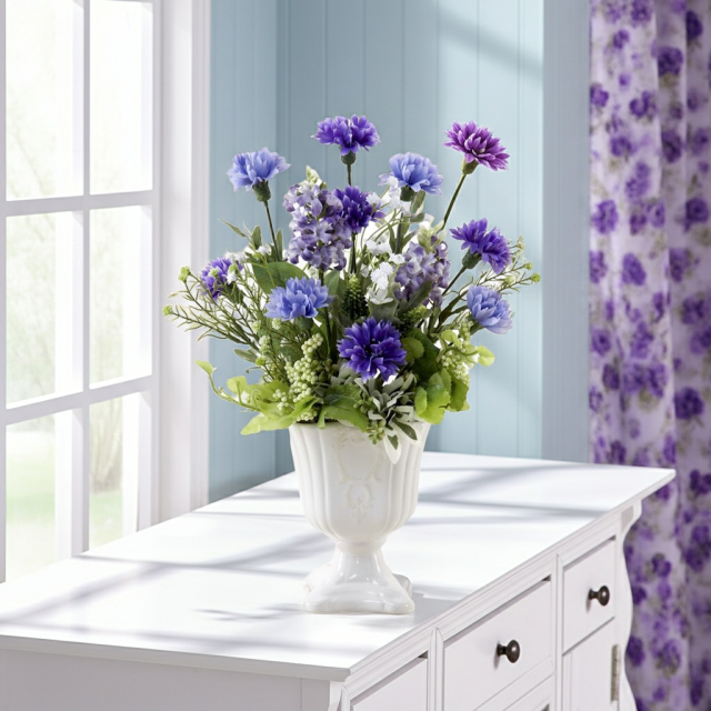 【造花・アーティフィシャルフラワー・アレンジメント】ラピスラズリ