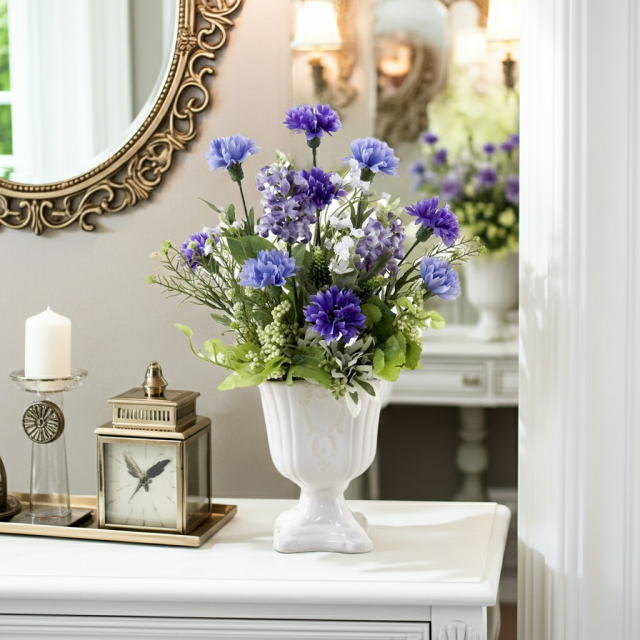 【造花・アーティフィシャルフラワー・アレンジメント】ラピスラズリ