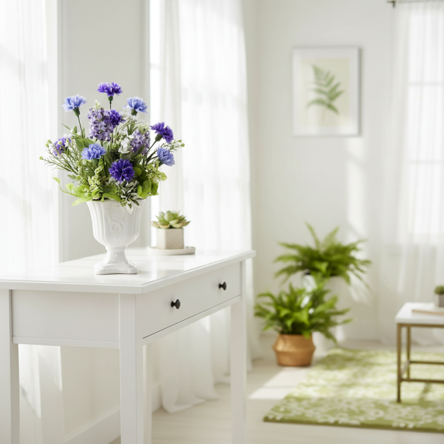 【造花・アーティフィシャルフラワー・アレンジメント】ラピスラズリ