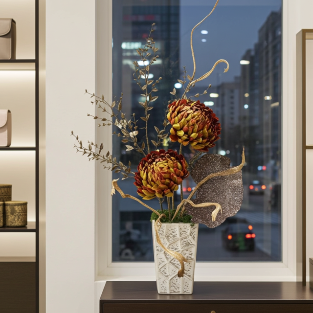 【造花インテリア・アートフラワー・アーティフィシャルフラワーアレンジメント】ヘルミナシオン