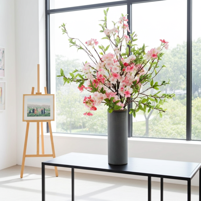 【造花・アーティフィシャルフラワー・和モダン・和風アレンジメント】舞桜－mao