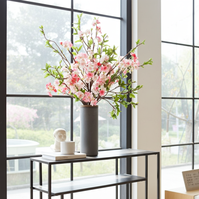 【造花・アーティフィシャルフラワー・和モダン・和風アレンジメント】舞桜－mao