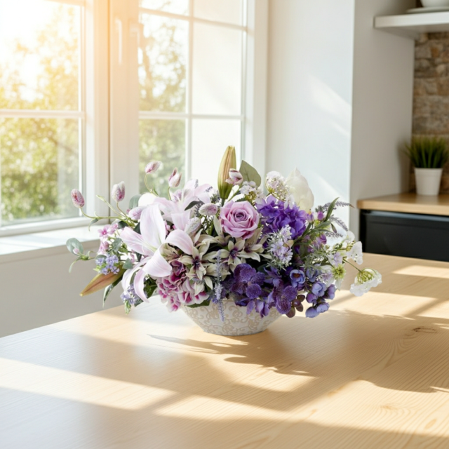 【造花・アーティフィシャルフラワー・インテリアフラワー・アレンジメントフラワー】flower compote