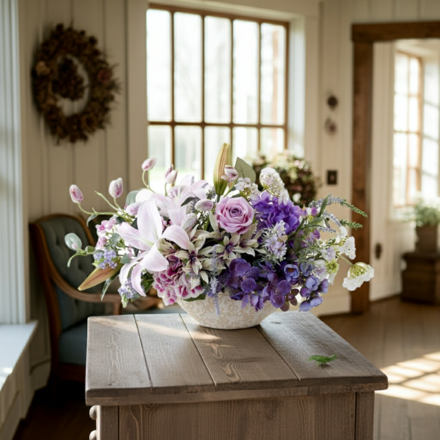 【造花・アーティフィシャルフラワー・インテリアフラワー・アレンジメントフラワー】flower compote