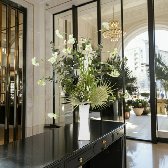 【プレミアムコレクション 造花・アーティフィシャルフラワー・インテリアグリーン・アレンジメント】Popping Droplets