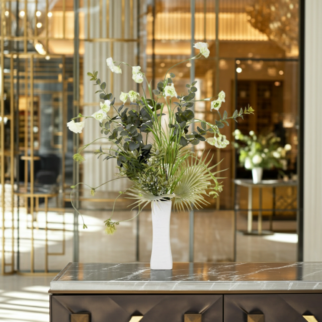 【プレミアムコレクション 造花・アーティフィシャルフラワー・インテリアグリーン・アレンジメント】Popping Droplets