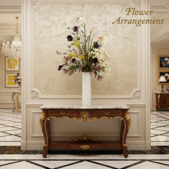 【プレミアムアレンジメント 高級造花・アートフラワー・アーティフィシャルフラワー・インテリアフラワー】Relaxed natural beauty