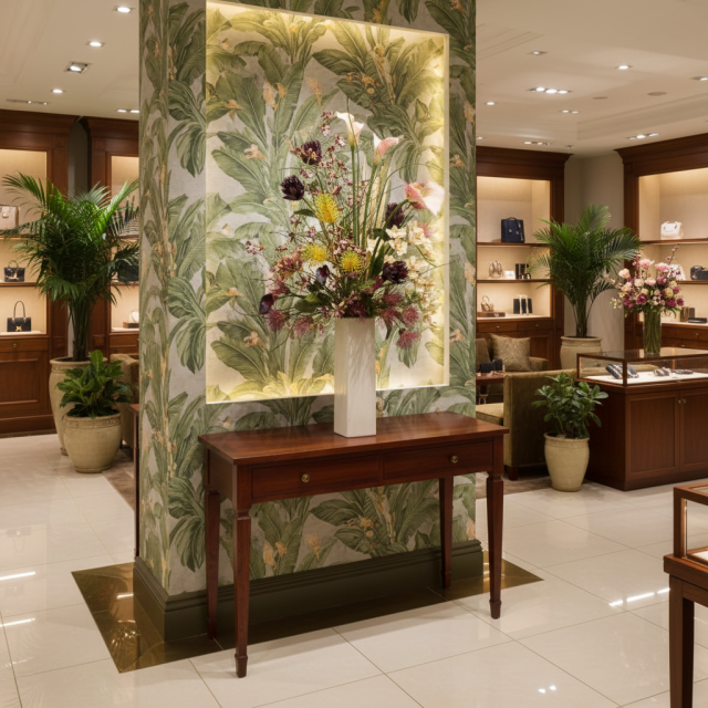 【プレミアムアレンジメント 高級造花・アートフラワー・アーティフィシャルフラワー・インテリアフラワー】Relaxed natural beauty