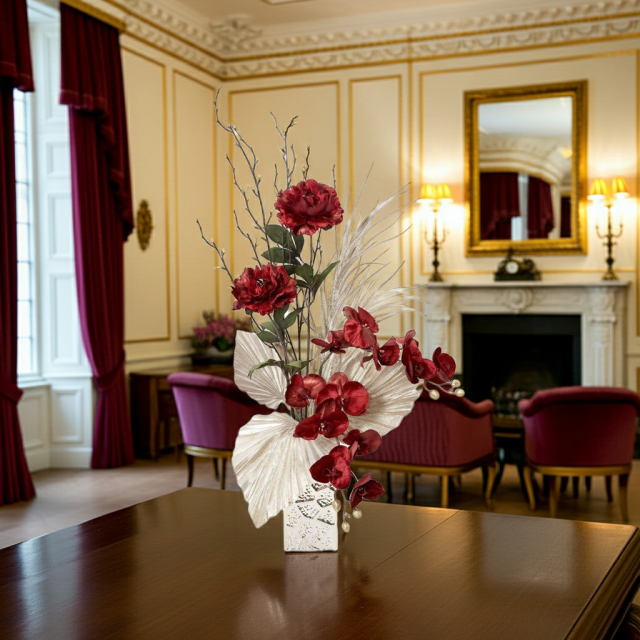 【プレミアムアレンジメント 高級造花・アートフラワー・アーティフィシャルフラワー・インテリアフラワー】golden phoenix