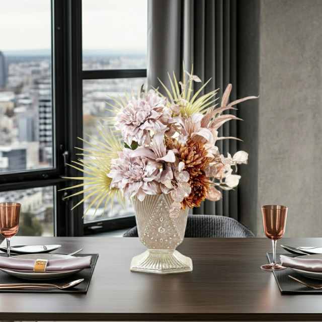 【プレミアムコレクション 造花・アーティフィシャルフラワーアレンジメント】Glowing wings