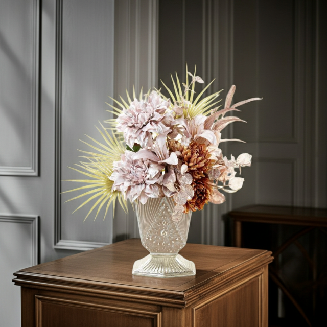 【プレミアムコレクション 造花・アーティフィシャルフラワーアレンジメント】Glowing wings