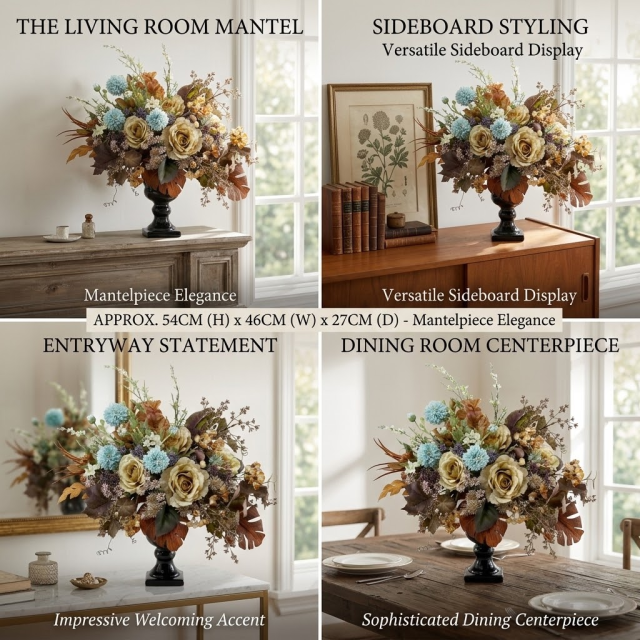 【造花・アートフラワープレミアムアレンジメント】フィーヌ