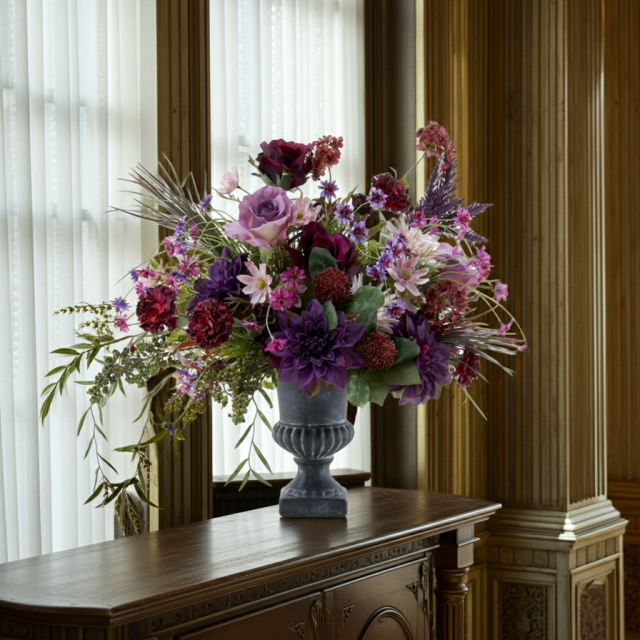 造花・アートフラワープレミアムアレンジメント】ライプ｜造花