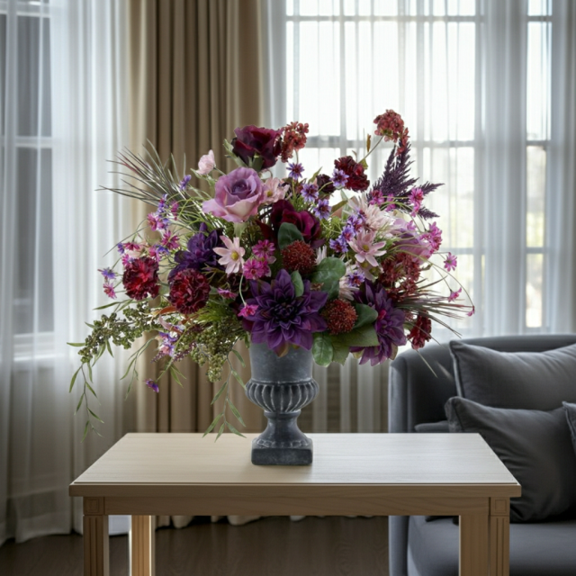 【造花・アートフラワープレミアムアレンジメント】ライプ